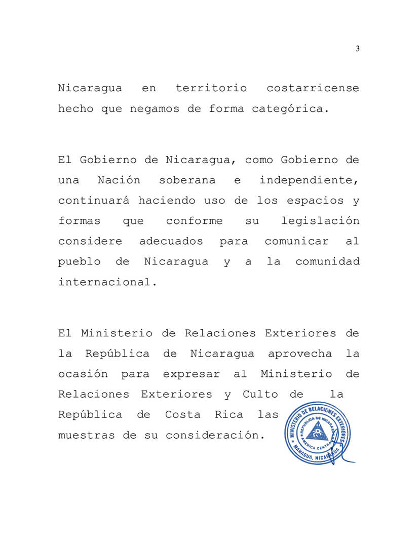 nota-cancilleria-nicaragua-a-costa-rica